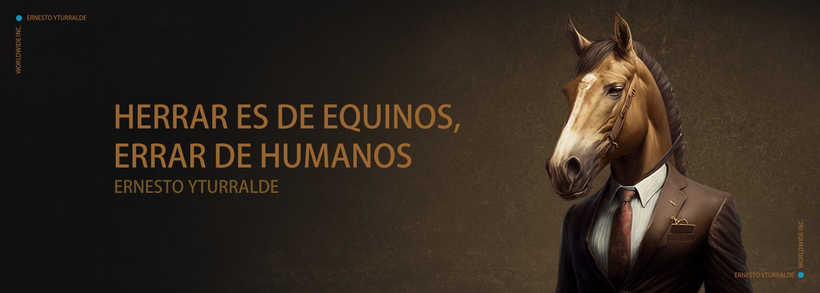 Herrar es de equinos, errar de humanos